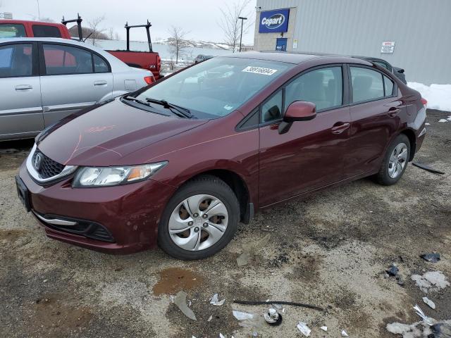 Vin: 19xfb2f59de090734, lot: 38916694, honda civic lx 2013 img_1