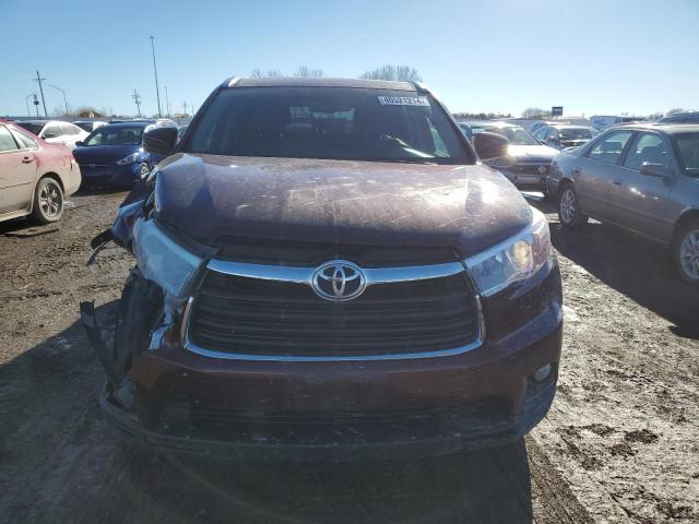 VIN 5TDJKRFH7FS132954 2015 Toyota Highlander, Xle no.5