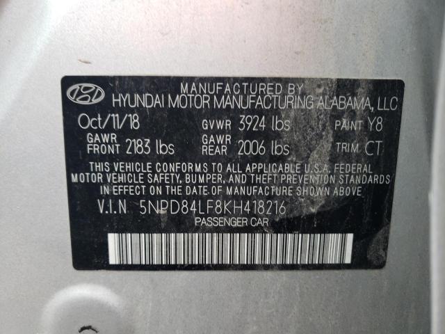 2019 HYUNDAI ELANTRA SE - 5NPD84LF8KH418216