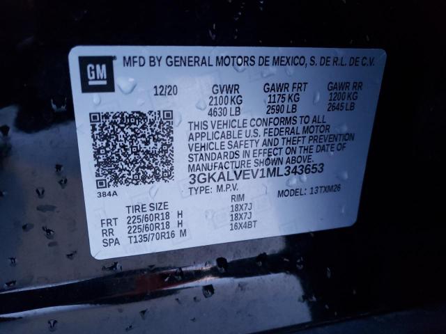 2021 GMC TERRAIN SL - 3GKALVEV1ML343653