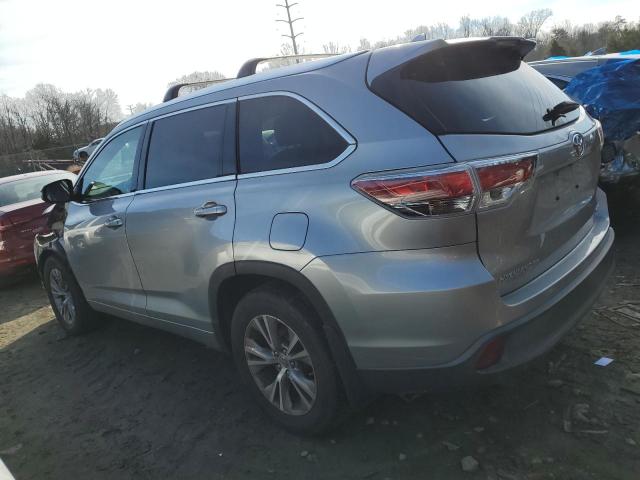 VIN 5TDJKRFH0FS149255 2015 Toyota Highlander, Xle no.2