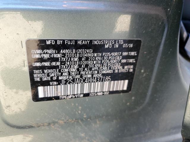 JF2SJAGC4HH437185 | 2017 SUBARU FORESTER 2