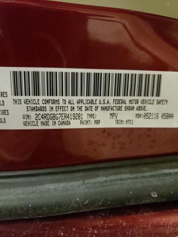 2014 DODGE GRAND CARA - 2C4RDGBG7ER419281