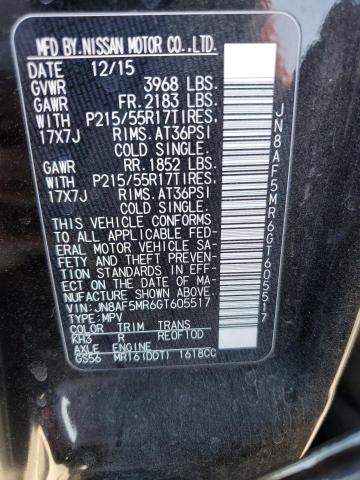 2016 NISSAN JUKE S - JN8AF5MR6GT605517