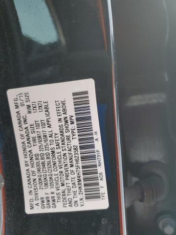 2HKRM4H75FH623582 | 2015 HONDA CR-V EXL