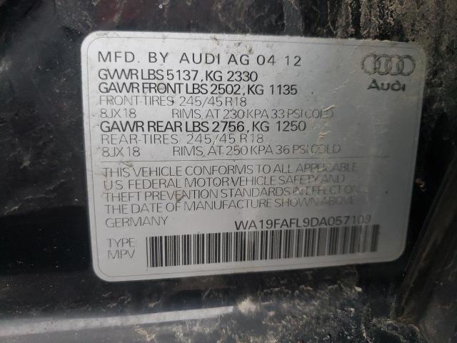 VIN WA19FAFL9DA057109 2013 Audi A4, Premium no.13