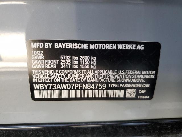 2023 BMW I4 EDRIVE4 WBY73AW07PFN84759
