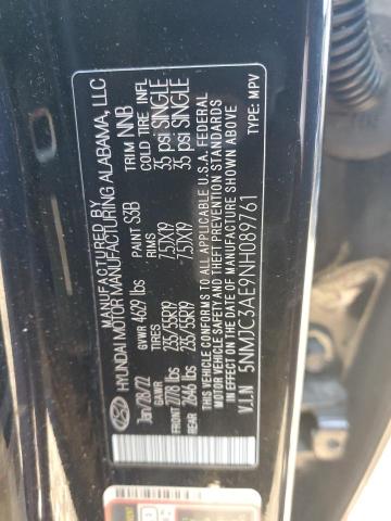 5NMJC3AE9NH089761 | 2022 HYUNDAI TUCSON SEL