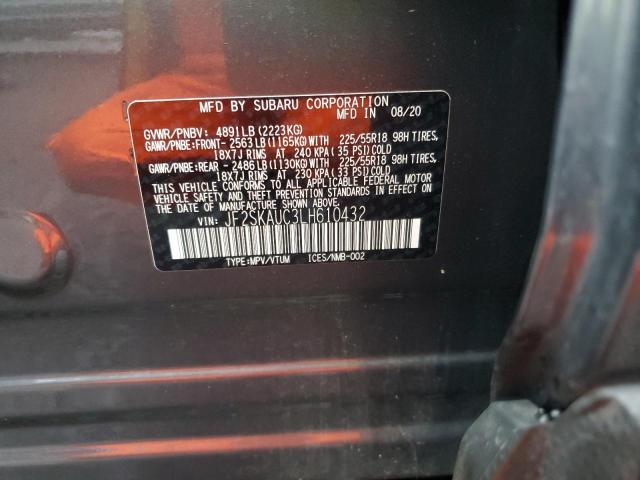 2020 SUBARU FORESTER L JF2SKAUC3LH610432