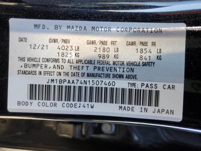 JM1BPAA74N1507460 | 2022 MAZDA 3