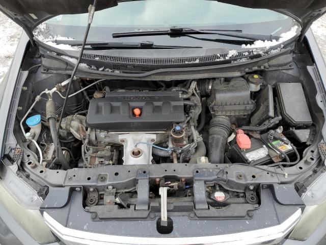 Lot #2475138439 2012 HONDA CIVIC EX salvage car