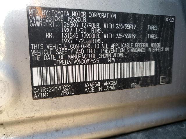 2022 TOYOTA RAV4 PRIME - JTMEB3FV9ND082525