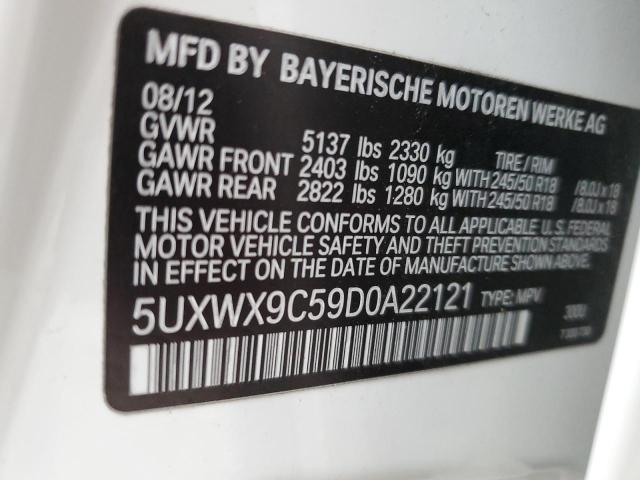 VIN 5UXWX9C59D0A22121 2013 BMW X3, Xdrive28I no.12