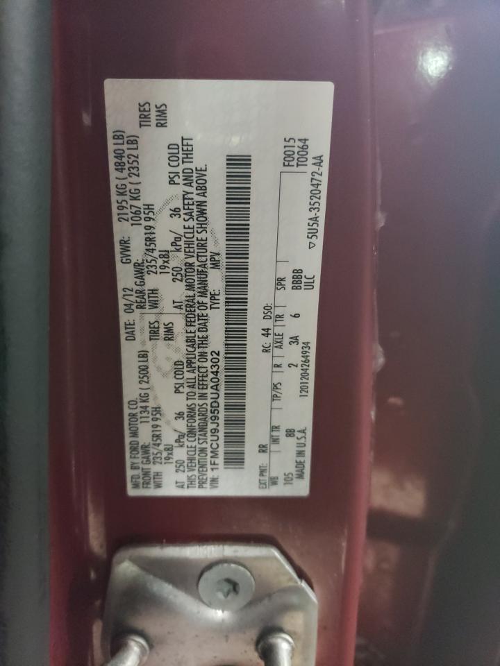 1FMCU9J95DUA04302 2013 Ford Escape Titanium