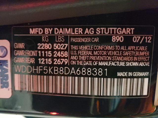 VIN WDDHF5KB8DA688381 2013 Mercedes-Benz E-Class, 350 no.12