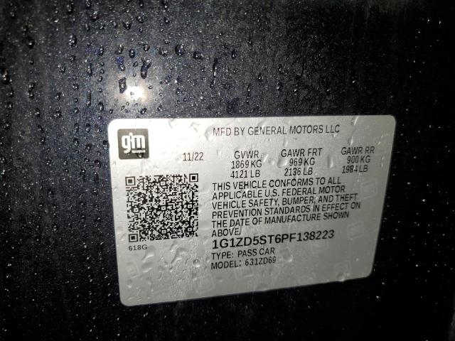 2023 CHEVROLET MALIBU LT 1G1ZD5ST6PF138223
