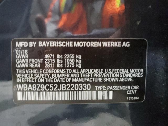2018 BMW 330 XIGT WBA8Z9C52JB220330