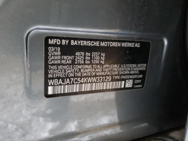 WBAJA7C54KWW33129 2019 BMW 530 XI
