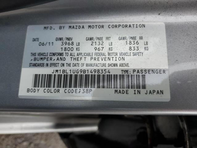 VIN 3VWDB7AJ5JM259350 2011 MAZDA 3 no.12