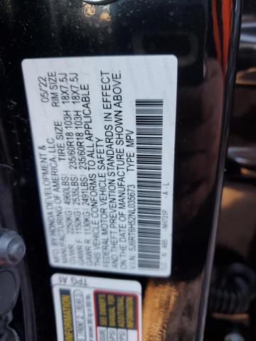 5J6RT6H52NL035673 | 2022 HONDA CR-V EX