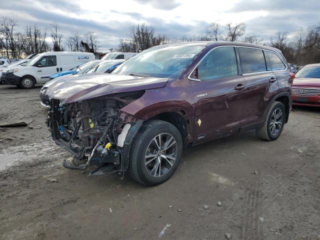 2019 Toyota Highlander Hybrid 