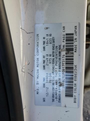 JM1BL1LP0D1773176 2013 Mazda 3 I