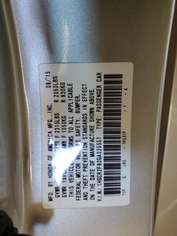 1HGCR2F80GA035557 | 2016 HONDA ACCORD EXL