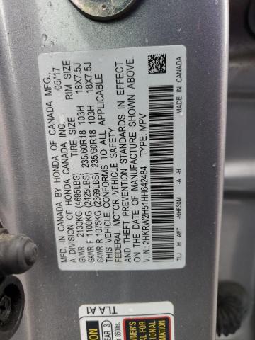 2HKRW2H51HH642484 | 2017 HONDA CR-V EX