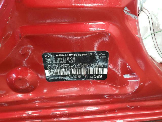 2016 MITSUBISHI LANCER JA32U2FU1GU010315