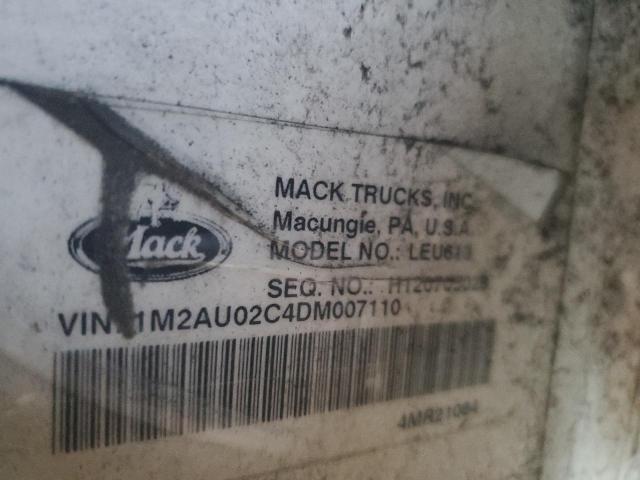 Lot #2461894376 2013 MACK 600 LEU600 salvage car