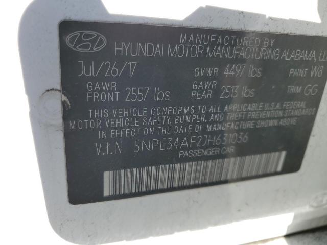 5NPE34AF2JH631036 | 2018 HYUNDAI SONATA SPO