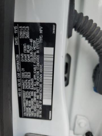 2016 VOLVO XC60 T6 R- YV449MRP7G2866837