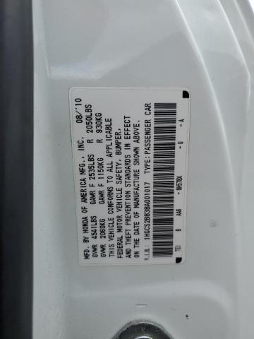 1HGCS2B83BA001017 | 2011 Honda accord exl