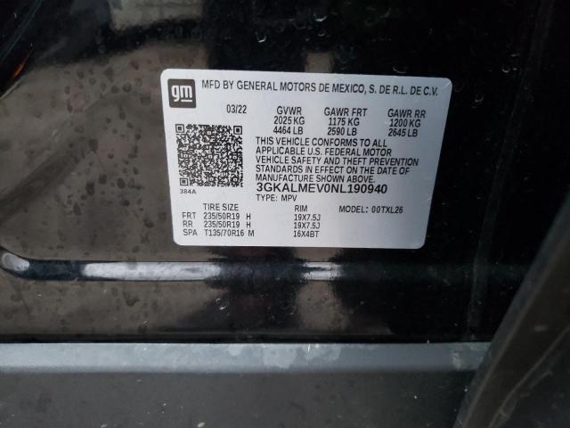 2022 GMC TERRAIN SL 3GKALMEV0NL190940
