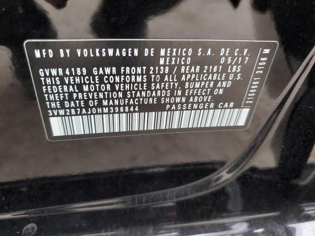 3VW2B7AJ0HM396844 | 2017 VOLKSWAGEN JETTA S