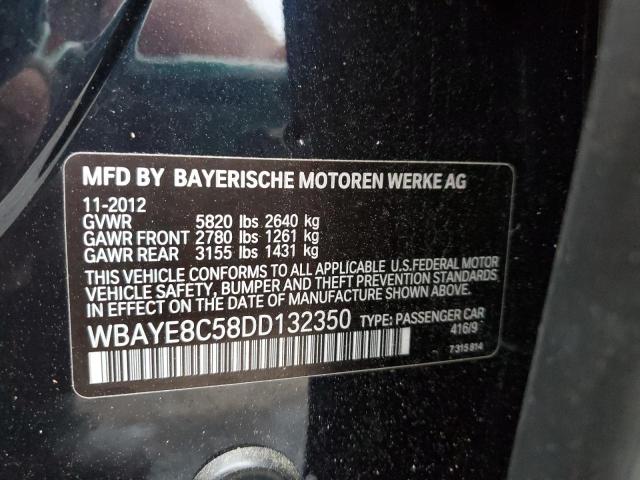 VIN WBAYE8C58DD132350 2013 BMW 7 Series, 750 LI no.12