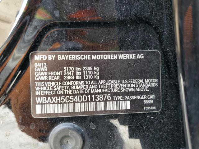 VIN WBAXH5C54DD113876 2013 BMW 5 Series, 528 XI no.12