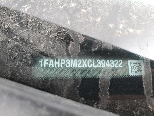 2012 Ford Focus Sel VIN: 1FAHP3M2XCL394322 Lot: 37107224