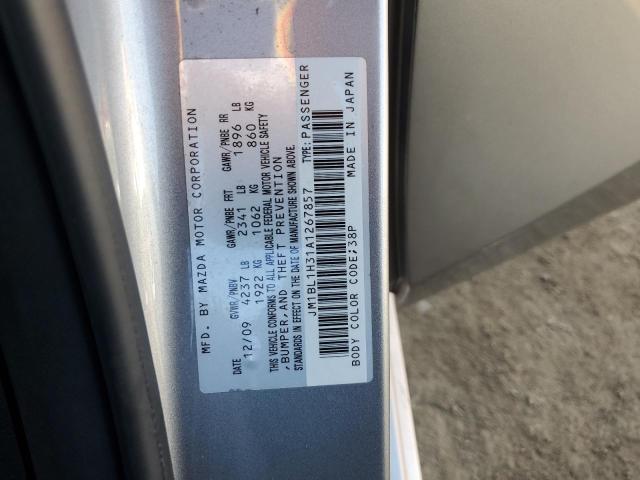 2010 Mazda Speed 3 VIN: JM1BL1H31A1267857 Lot: 40464754