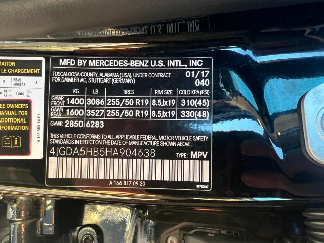 4JGDA5HB5HA904638 2017 MERCEDES-BENZ GLE-CLASS, photo no. 10