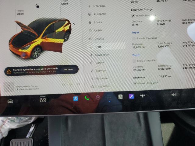 7SAYGDEE0NF364750 | 2022 TESLA MODEL Y