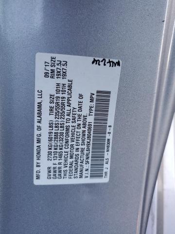 5FNRL6H9XJB040691 2018 HONDA ODYSSEY, photo no. 12