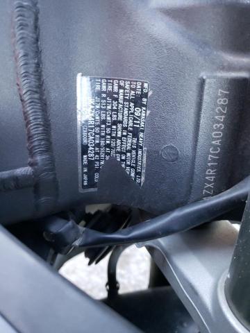 2012 KAWASAKI ZX600 R - JKAZX4R17CA034287