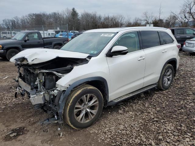 VIN 5TDJKRFH4FS133446 2015 Toyota Highlander, Xle no.1