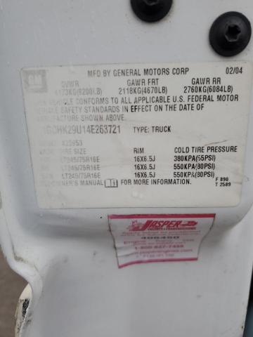 2004 Chevrolet Silverado K2500 Heavy Duty VIN: 1GCHK29U14E263721 Lot: 38314754