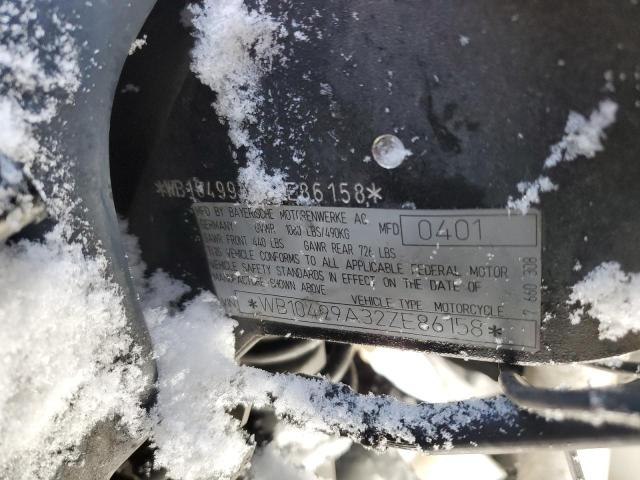 2002 BMW R1150 RT - WB10499A32ZE86158