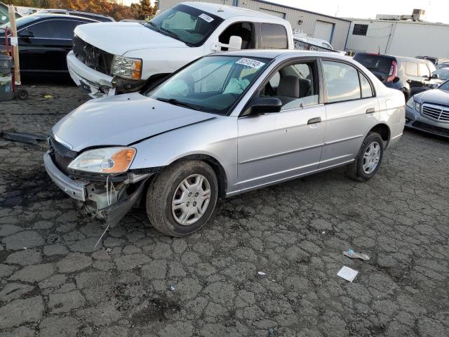 Lot #2404733935 2001 HONDA CIVIC LX salvage car