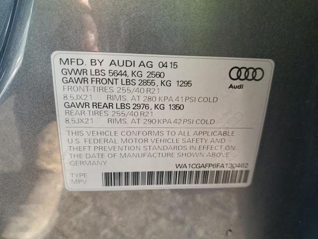 WA1CGAFP6FA130462 2015 AUDI SQ5 - Image 12