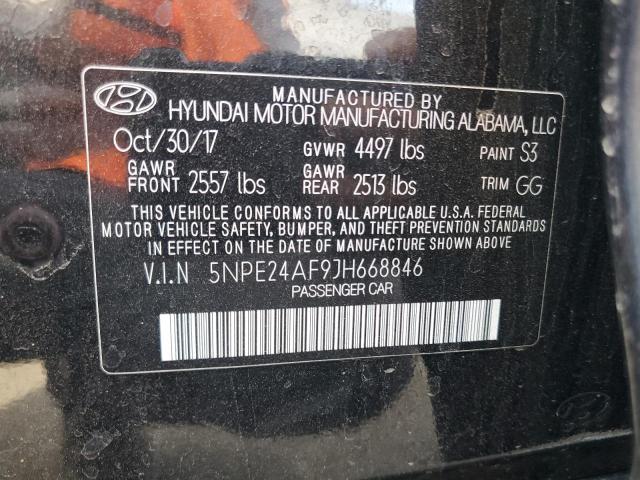 5NPE24AF9JH668846 | 2018 HYUNDAI SONATA SE