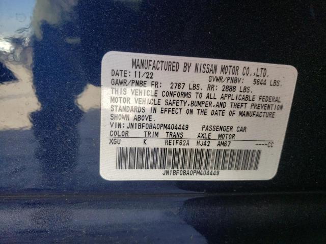 2023 NISSAN ARIYA EVOL JN1BF0BA0PM404449